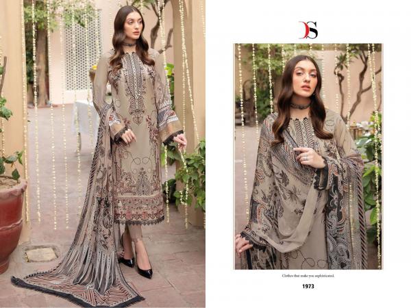 Deepsy Cheveron 3 Nx Chiffon Dupatta Designer Pakistani Suit Collection